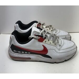 Nike Air Max LTD 3 Men's White/Black/Red Leather Sneakers BV1171 100